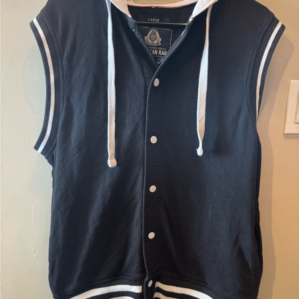 American Rag Hooded Sleeveless Jacket - great condition! Excellent brand!